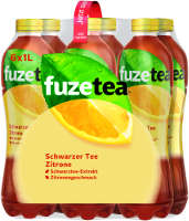 Fuze Tea Schwarzer Tee Zitrone PET 6x1,00 (Tray)